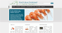 Desktop Screenshot of naturalshrimp.com